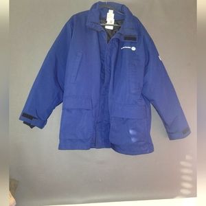 VF imagewear inc blue workwear jacket size 2X insulated waterproof custom
